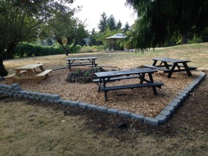 picnic table area